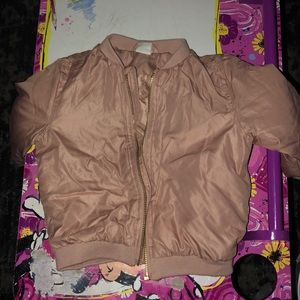 Pink bomber jacket